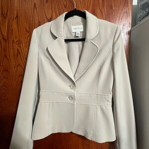 White House Black Market Women's Beige Blazer
